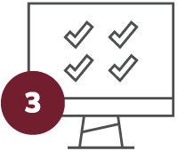 Complete the online app in four steps