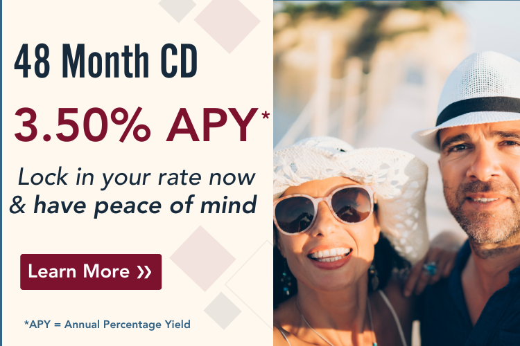 CD 48 Month Special 3.50% APY 