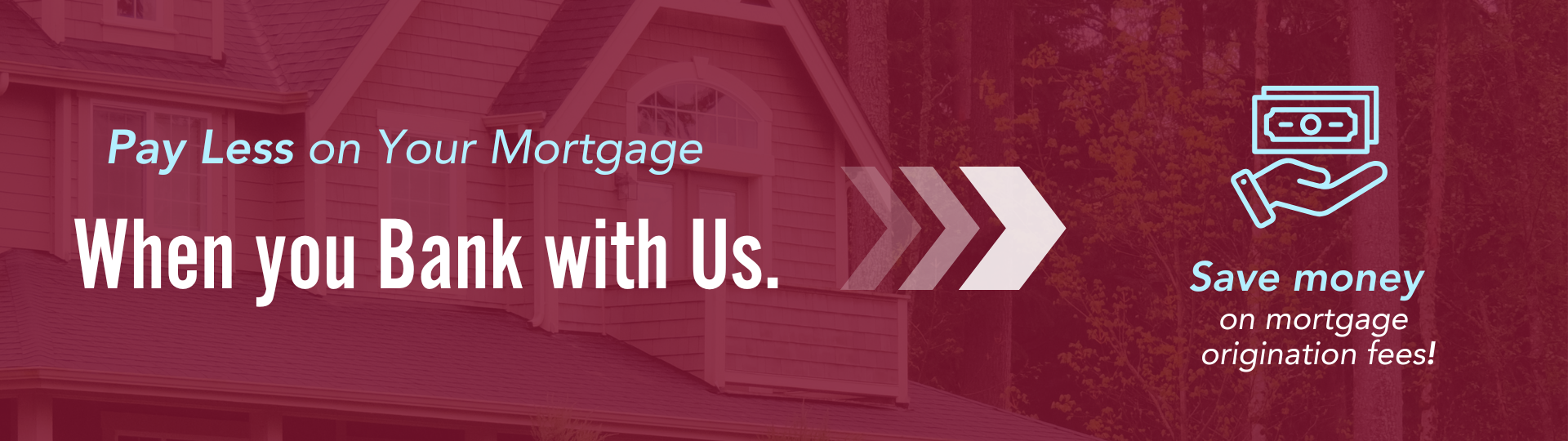 Mortgage Origination Promo Graphic (2) AHCU Mortgage Origination Fee - Relationship Pricing
