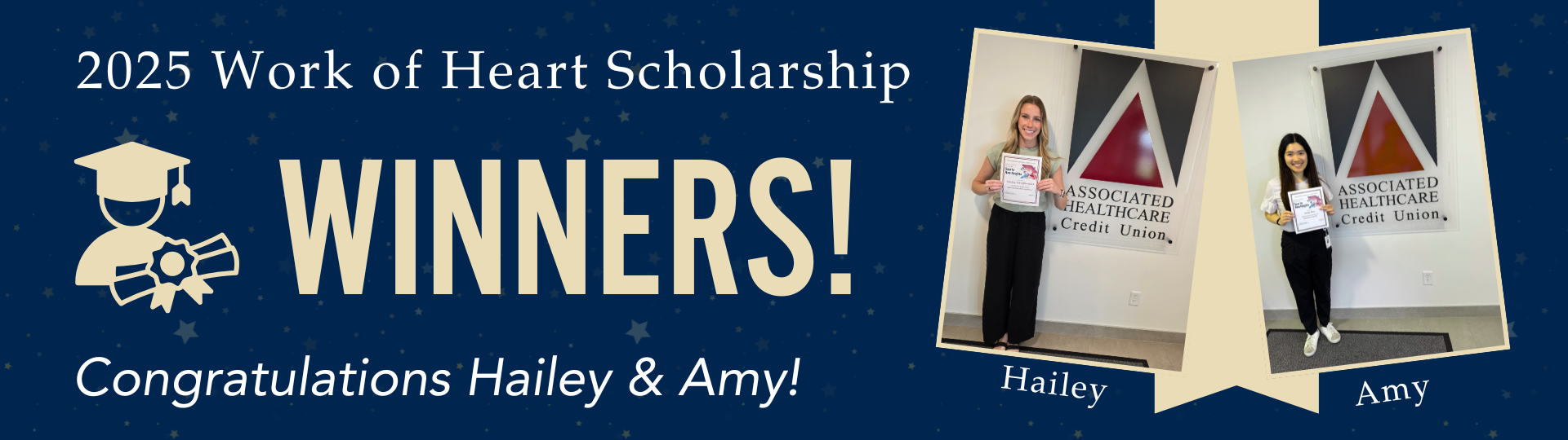 2025 Work of Heart Scholarship Winners_Mobile Banner (750 x 500 px) 2025 Scholarship Winners
