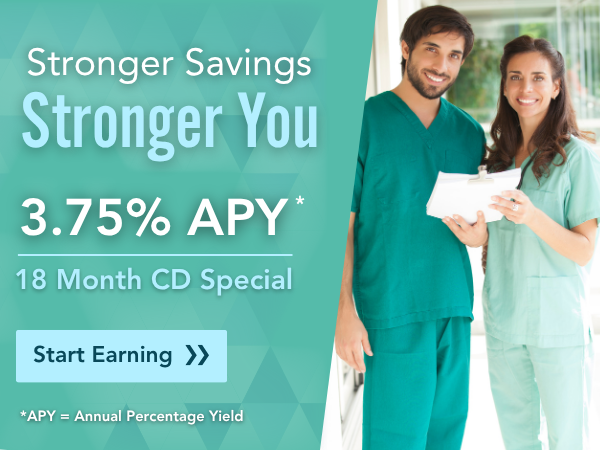 CD 18 Month Special @ 3.75% APY