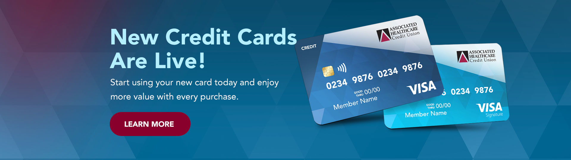 AHCU New Credit Card is Live