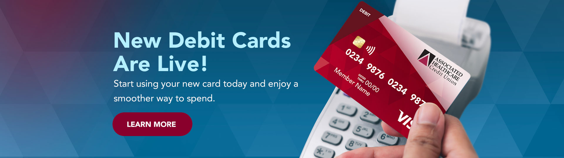 AHCU New Debit Card is Live