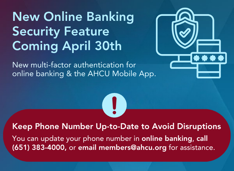 New Online Banking Security Feature