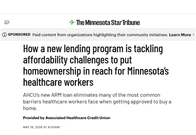 New Lending Program tackling affordability challenges to put homeownership in reach for Minnesota's healthcare workers.