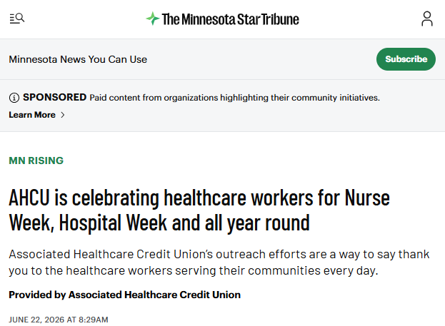 AHCU Celebrates Nurses Week and Hospital Week AHCU Celebrates Nurses Week and Hospital Week