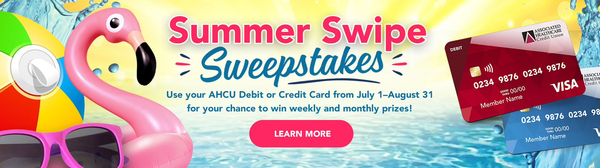 AHCU Summer Swipe Sweepstakes