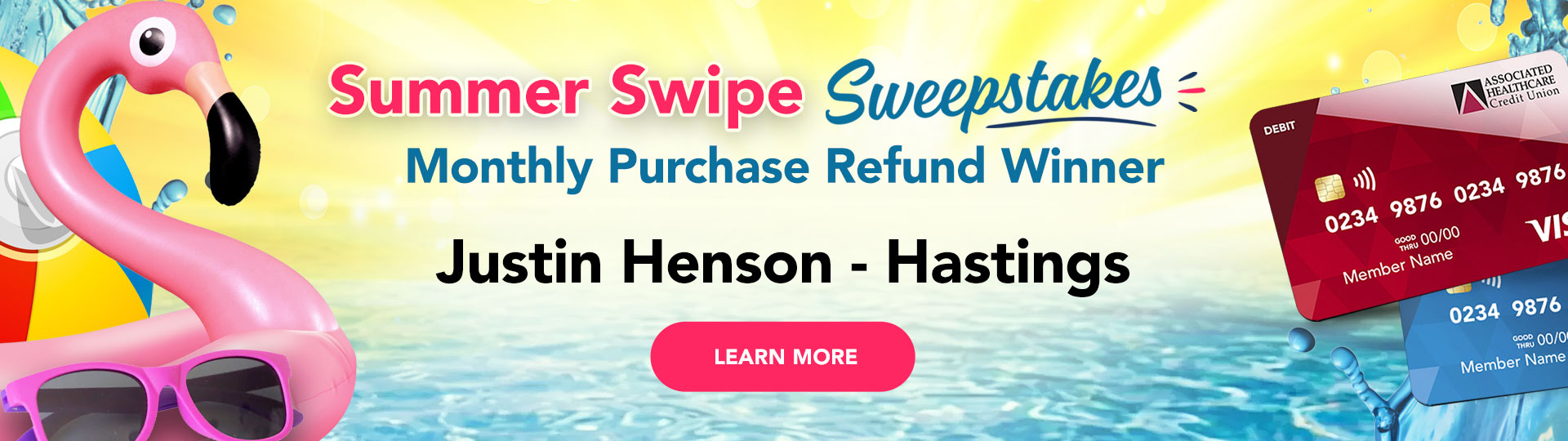 July $500 Winner - Summer Swipe Sweepstakes
